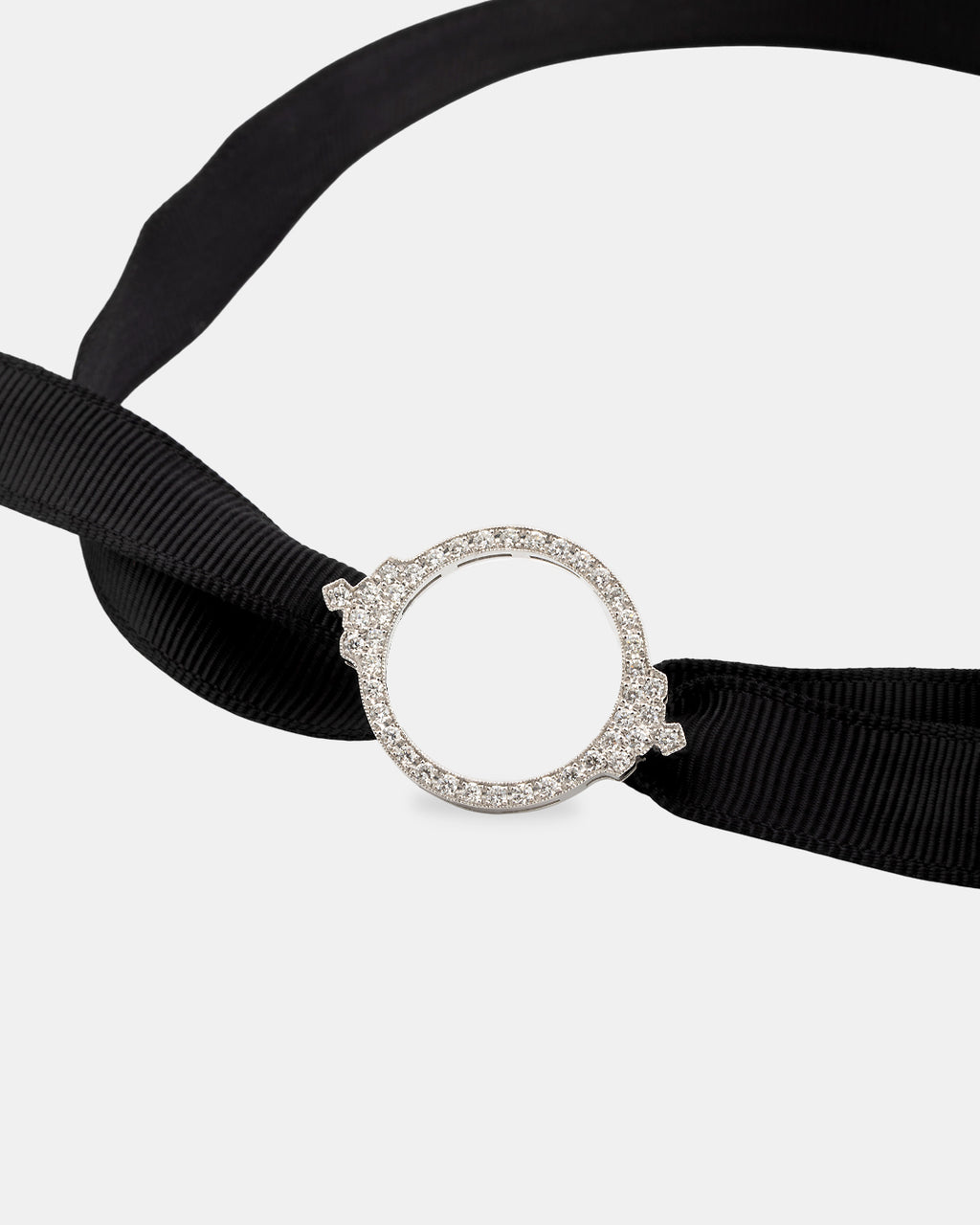 Pulsera de oro blanco inspiración Art-deco